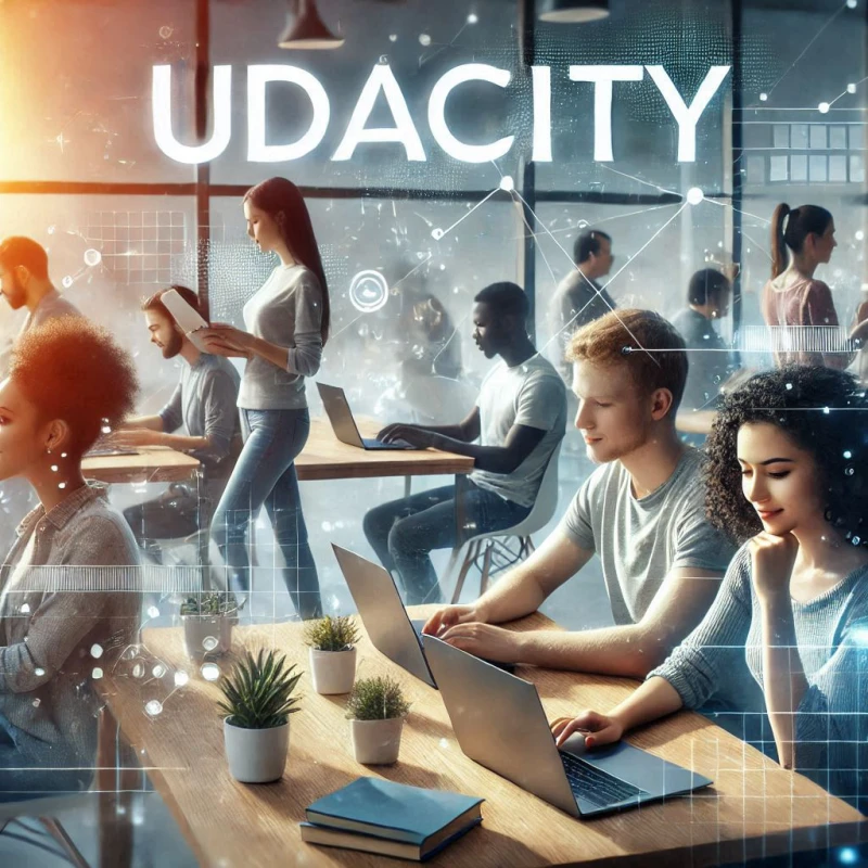 Udacity 교육을 받는 모습