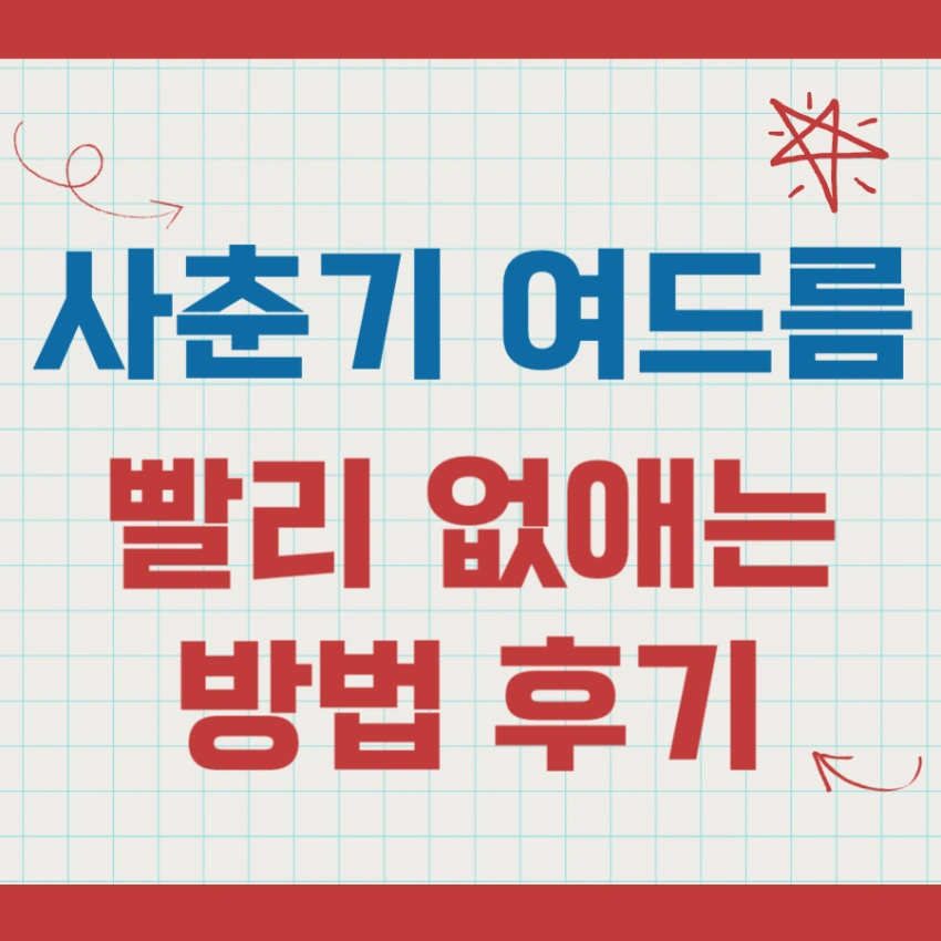 사춘기 중학생 여드름 빨리 없애는 법 경험담 후기 