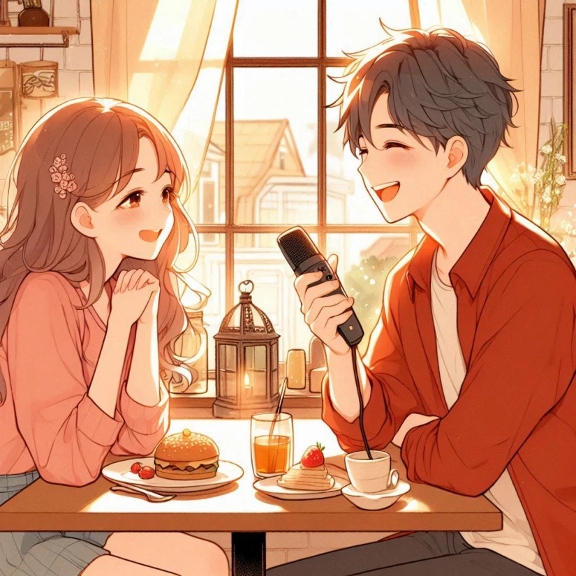 남자친구에게 작은 이벤트를 해주는 여자친구