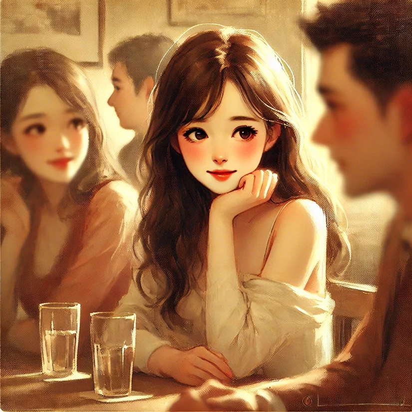 여자가 관심있을때 하는 행동 표현