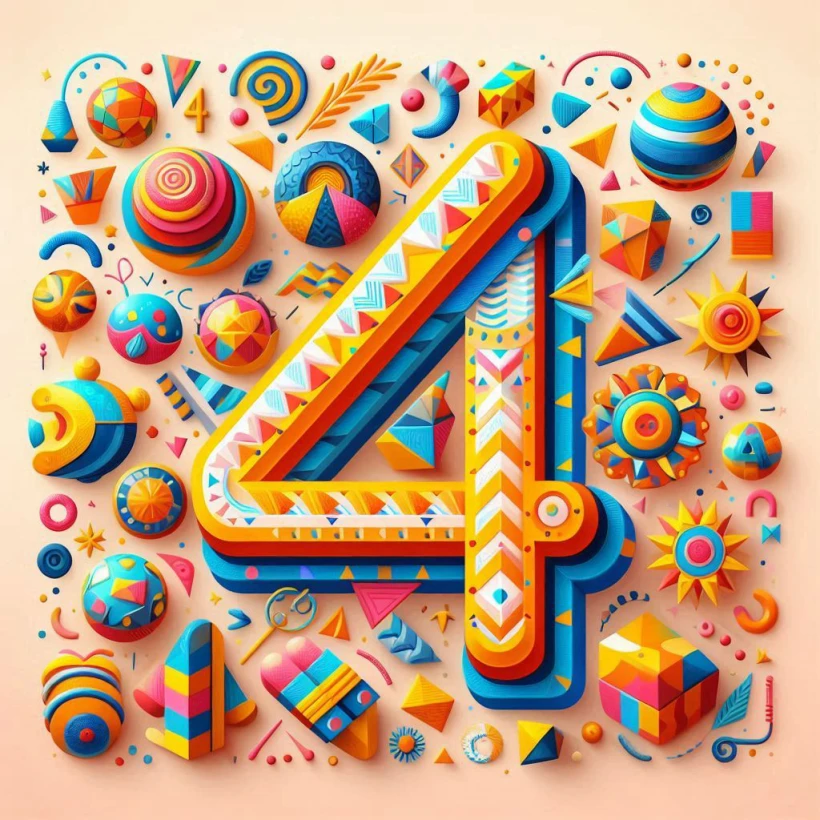숫자 4