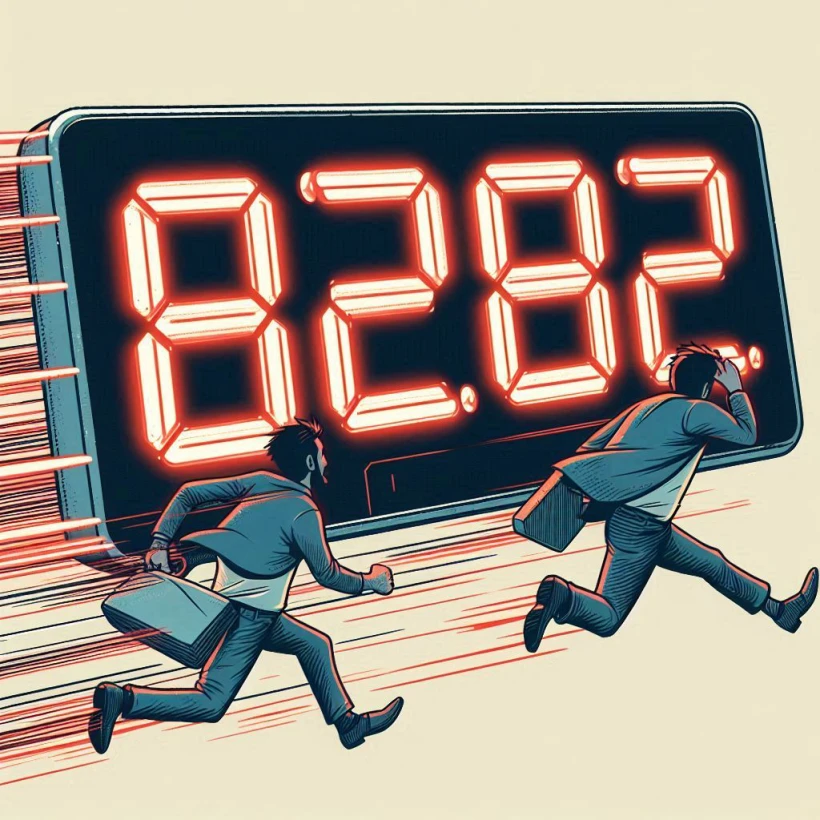 8282 = 빨리빨리