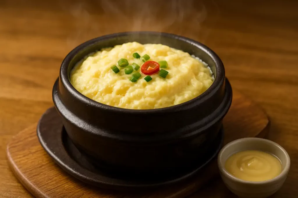 뚝배기 안 달걀찜
