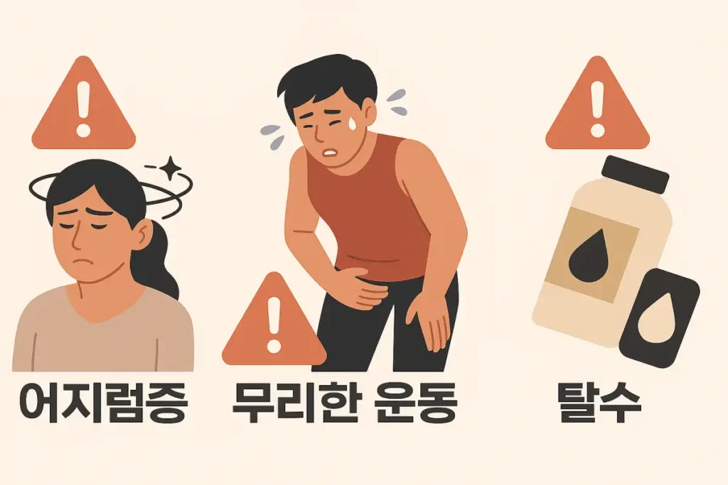 러닝 심박수 160 이상 주의사항