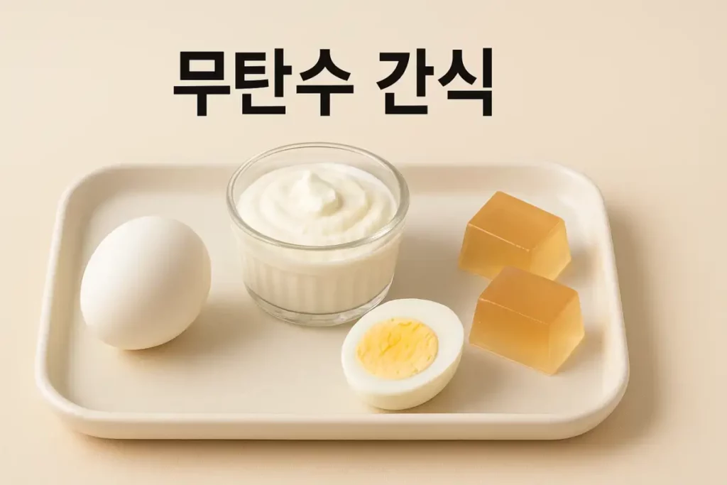 탄수화물 없는 무탄수 간식 예시