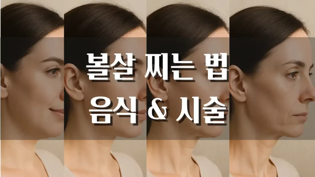 볼살 찌는법 음식 식단