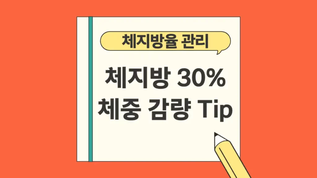 체지방 30% 체중 감량