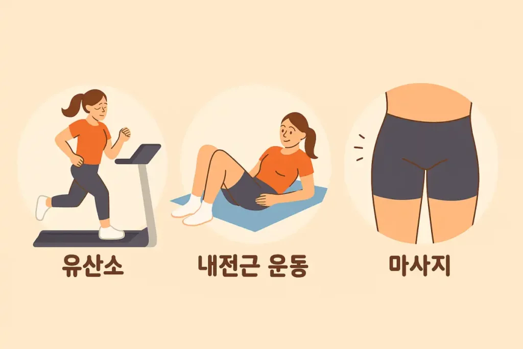 허벅지 안쪽살 빼기 운동 방법 모음