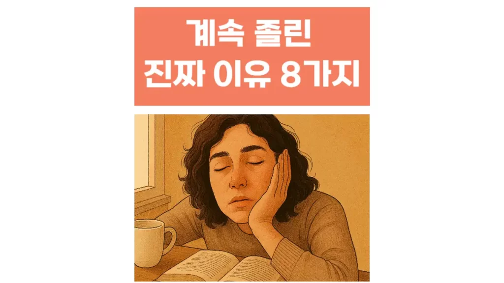 계속 잠이 오는 이유